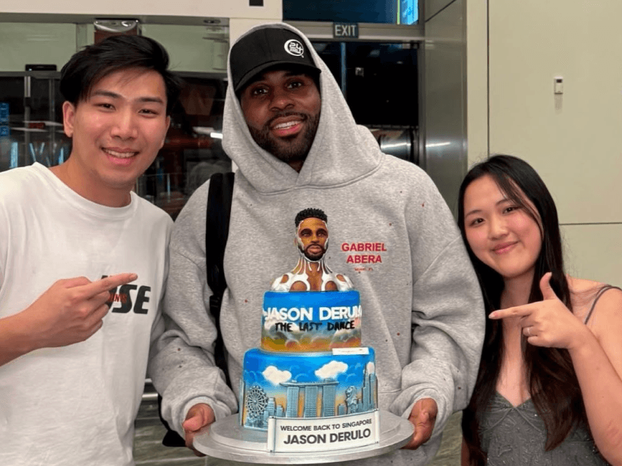 Custom Jason Derulo cake by Kai & Jia